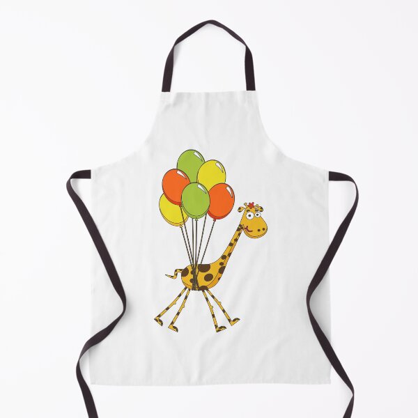 Item preview, Cheerful giraffe on balloons designed and sold by Pavnud.