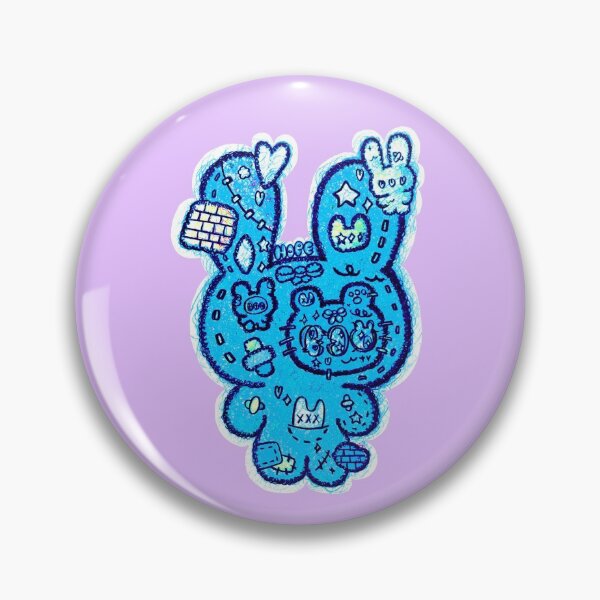 Item preview, hairybeary 10,bleu de France Plush Kawaii Japanese Pop Art designed and sold by Ben Ryuki Miyagi Architect.