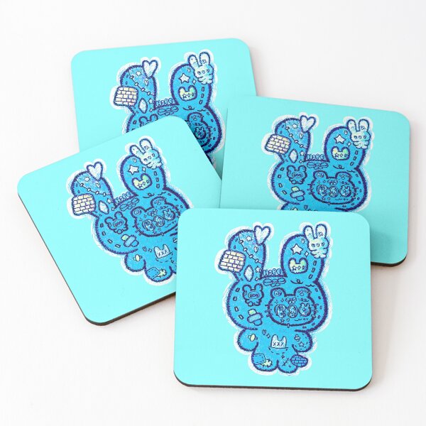 Item preview, hairybeary 10,bleu de France Plush Kawaii Japanese Pop Art designed and sold by Ben Ryuki Miyagi Architect.