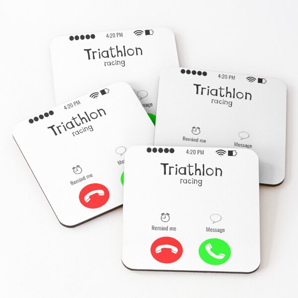 Item preview, Triathlon Man Triathlon Is Calling designed and sold by Sonatablue.