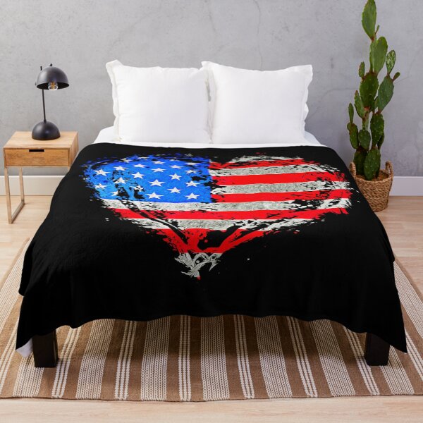 Item preview, American flag heart designed and sold by MXanwar.