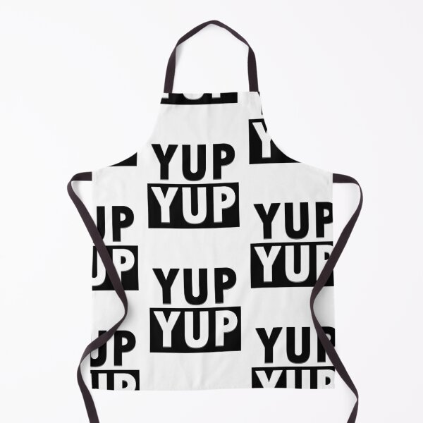 Item preview, Yup yup - White Black design designed and sold by EdgyDesignForU.