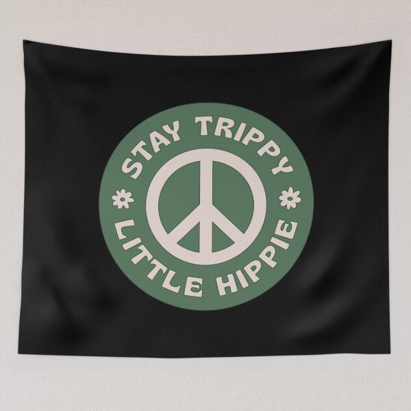 Item preview, STAY TRIPPY LITTLE HIPPIE designed and sold by asymmetrickid.