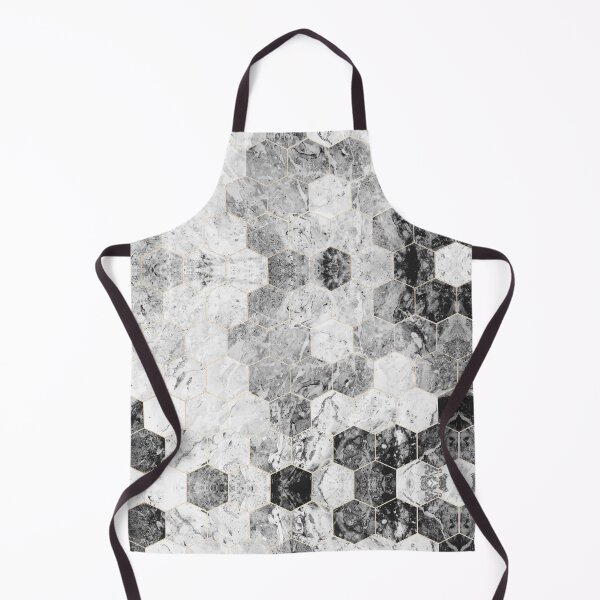 Item preview, Gray Hexagon Pattern designed and sold by FladsynnDesigns.