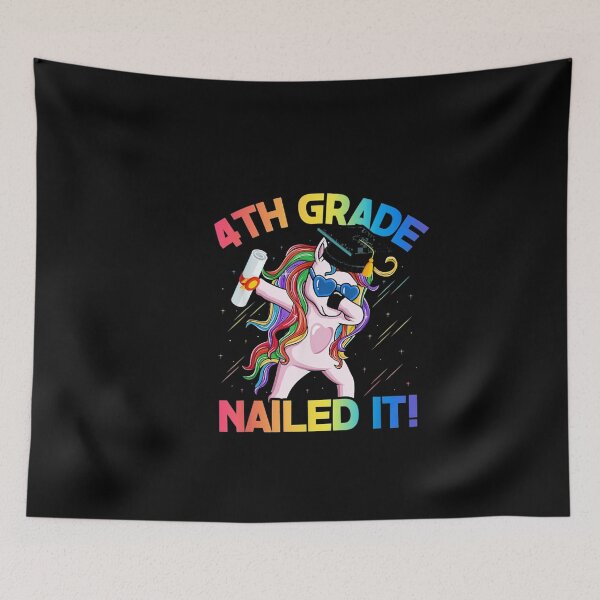 Item preview, 4th Grade Unicorn Nailed It designed and sold by hongthienkhai.