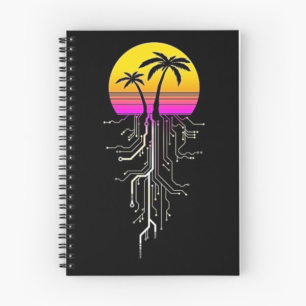 Item preview, Palm Tree Synth Sunrise designed and sold by forge22.
