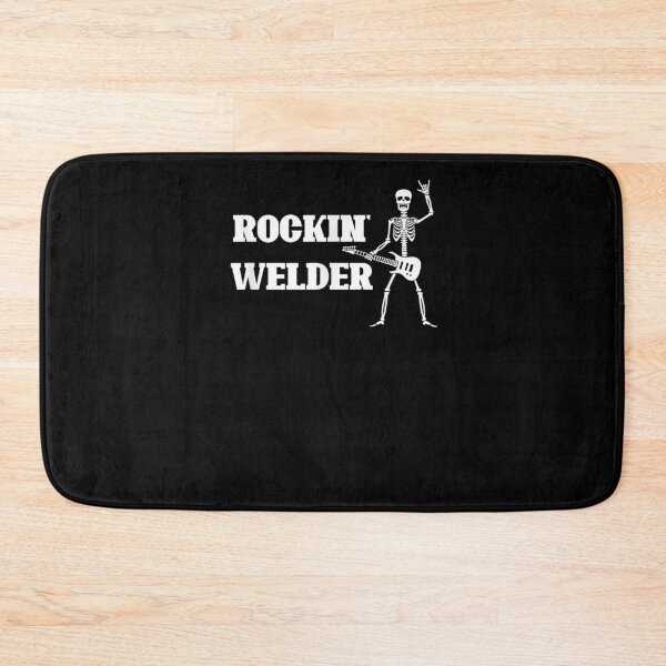 Item preview, Rockin' Welder Guitar Skeleton Music Rock Birthday Gift designed and sold by robinxam.
