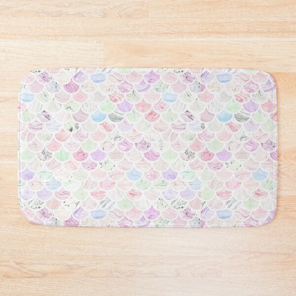 Item preview, Pastel Rainbow Mermaid Scales Textured Pattern Under the Sea Design designed and sold by KaylaStudio.
