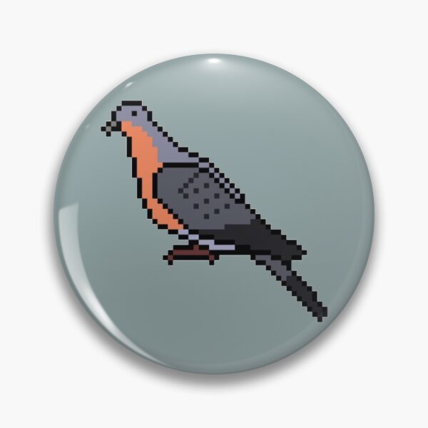 Item preview, pigeon designed and sold by Broken Antler Designs .