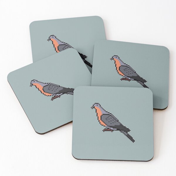 Item preview, pigeon designed and sold by Broken Antler Designs .