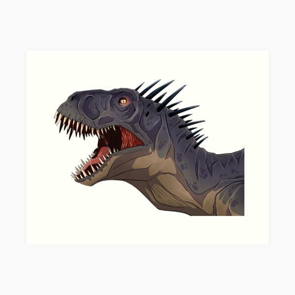 Indominus Rex Art Jurassic Dinosaur Watercolor Artwork -  Portugal