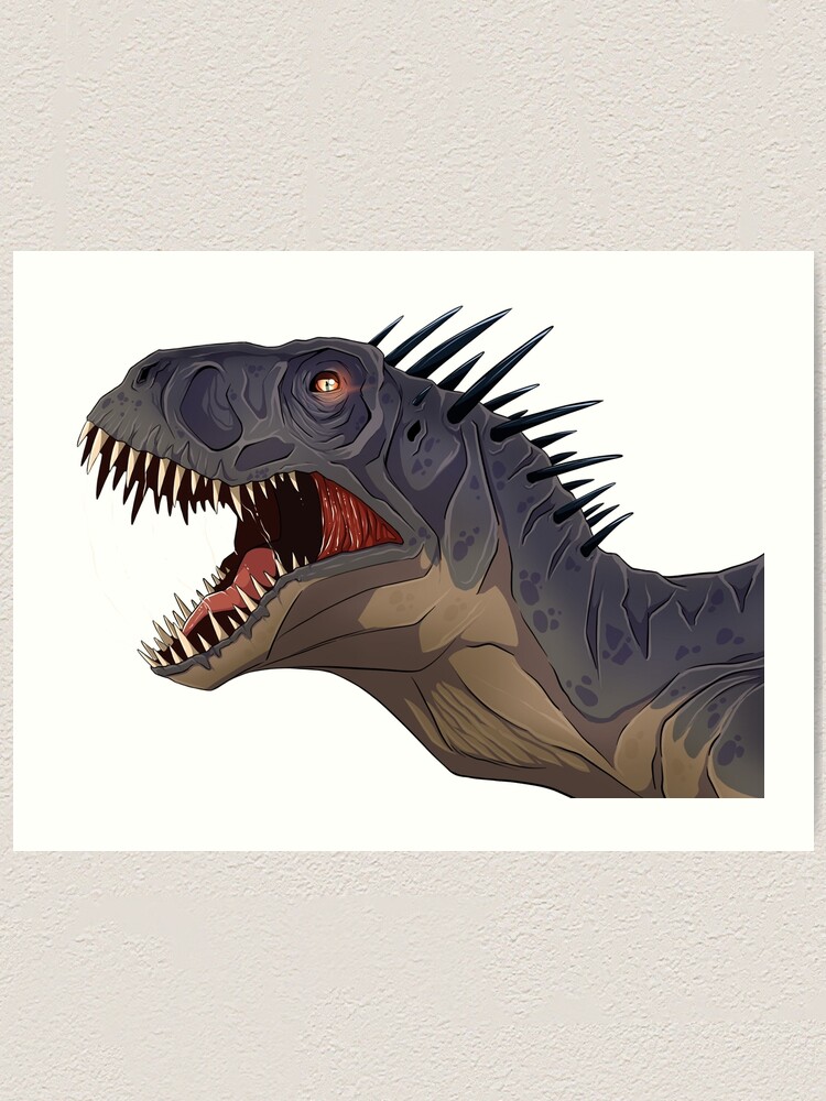 Jurassic World Indoraptor  Canvas Print for Sale by Sketchasaurus   Redbubble