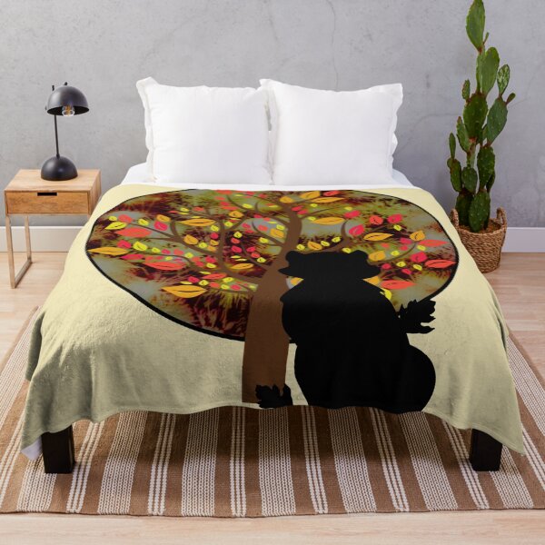 Item preview, Autumn Fall Fox With Leaves designed and sold by Designs By YL.