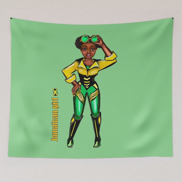 Item preview, Manga Jamaican sunshades in the colors colours of Jamaican flag in black green and gold inside a heart shape designed and sold by Artonmytee.