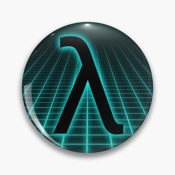 Item preview, Synthwave Lambda Circle Teal designed and sold by arctide.