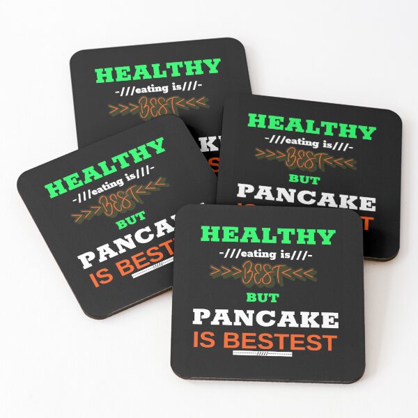 Item preview, Healthy eating is best but pancake is bestest designed and sold by DesignedBySnip.