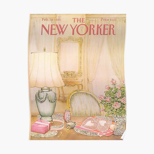 New Yorker Zimmer 1985 Poster