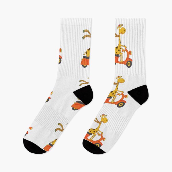Item preview, Giraffe riding on scooter designed and sold by Pavnud.