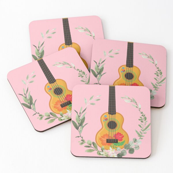 Item preview, Ukulele design designed and sold by Feline Rockstars.