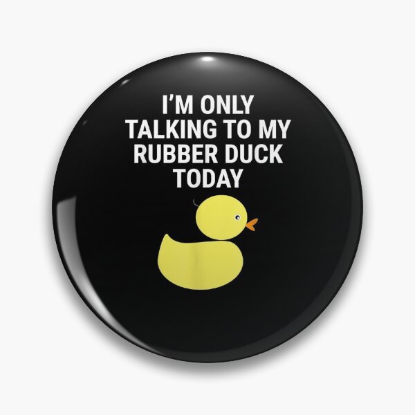 Artikelvorschau, Ich spreche nur mit meiner Gummiente Ente entworfen und verkauft von robinxam.