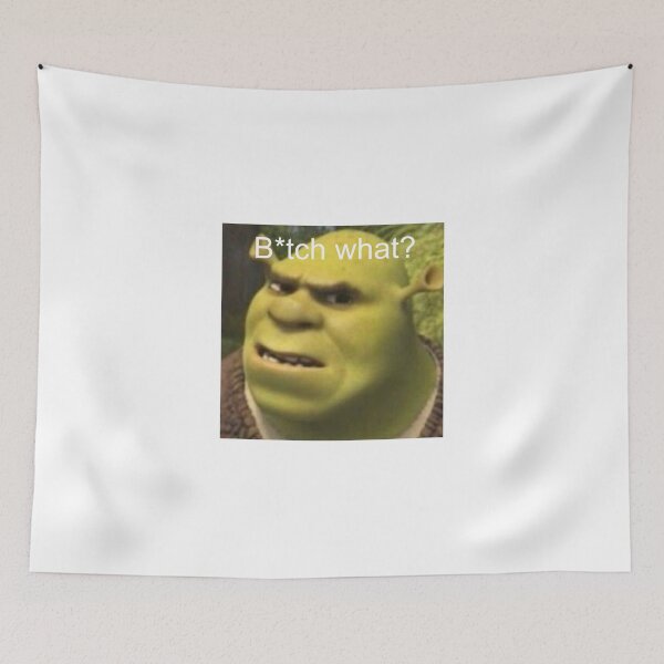 Item preview, Shrek meme sticker TikTok designed and sold by anoukt.
