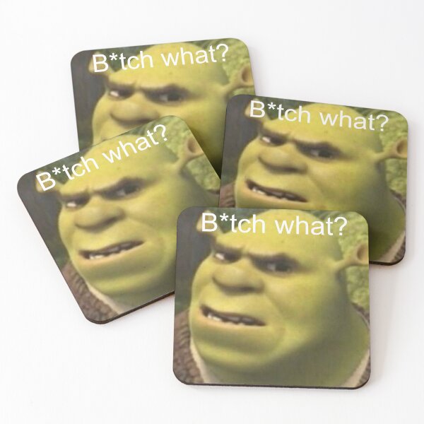 Item preview, Shrek meme sticker TikTok designed and sold by anoukt.