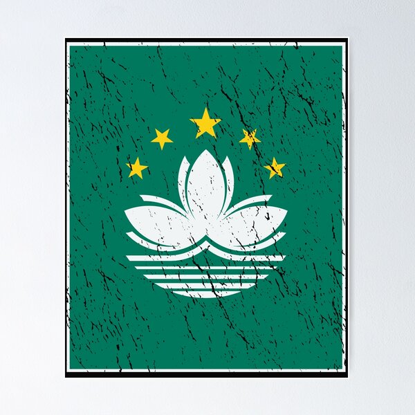 Item preview, Macao Macau Flag Macanese Gift designed and sold by TheAplus.