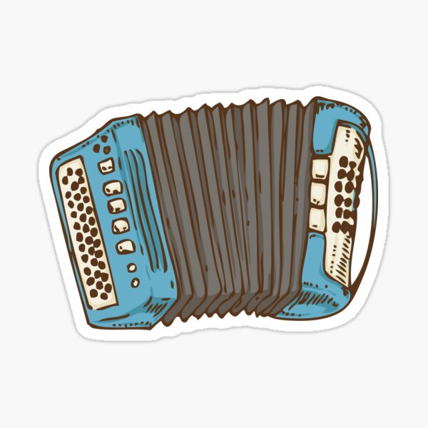 Blue Russian Bayan Sticker