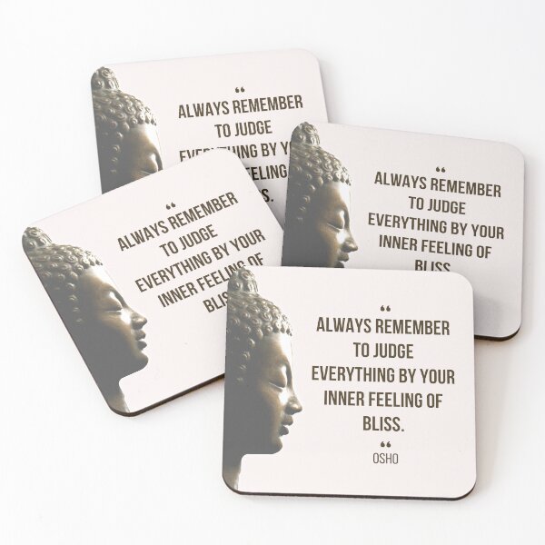 Item preview, Motivational Quote | Osho | Always remember to judge everything by ... designed and sold by RetComly.