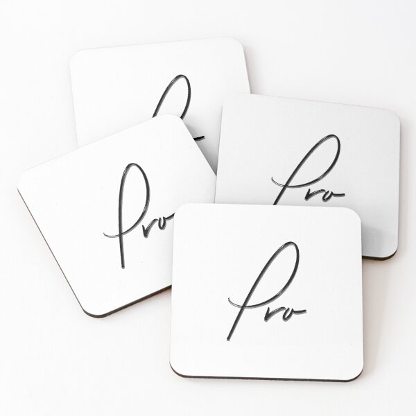 Item preview, Pro - Black writing designed and sold by EdgyDesignForU.