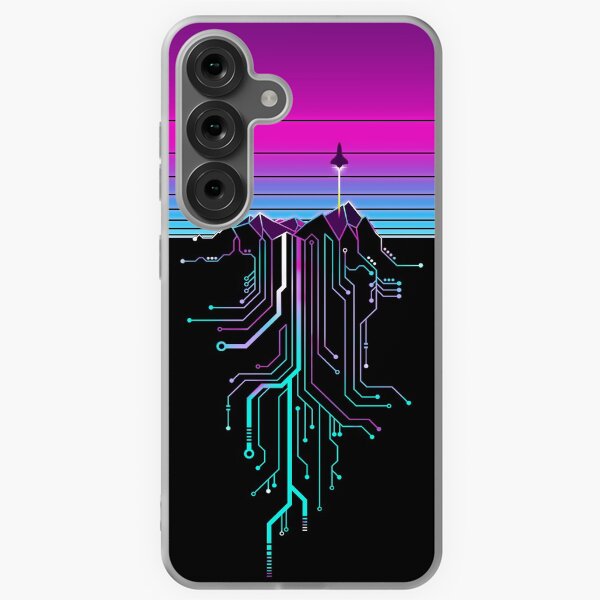 Item preview, Vaporwave Aesthetic Cyberpunk Mountain Sunset designed and sold by forge22.