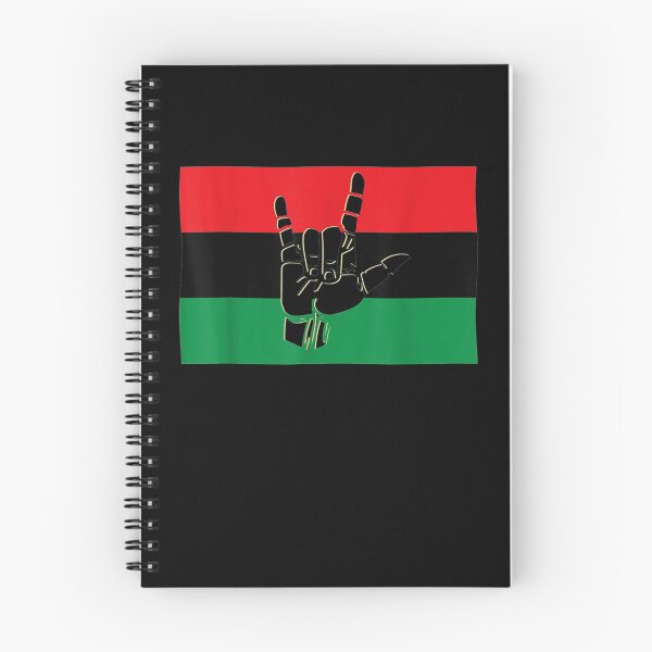 Item preview, Love Sign And Black Liberation Flag Asl Gift designed and sold by robinxam.