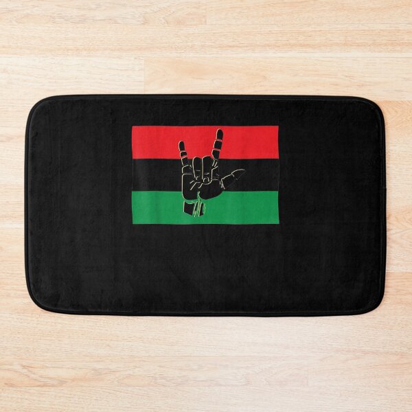 Item preview, Love Sign And Black Liberation Flag Asl Gift designed and sold by robinxam.