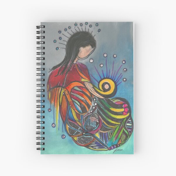 Nesting Place - Crown of Lights Spiral Notebook