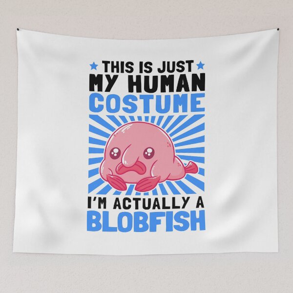 Item preview, Blobfish disguising ugly fish marine animal designed and sold by madgrfx.