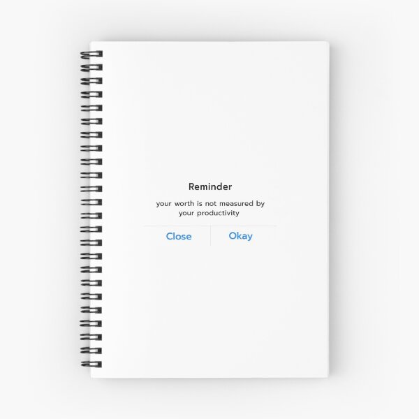 Item preview, reminder-your worth is not measured by your productivity  designed and sold by lucreziatrebbi.
