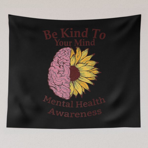 Item preview, Be Kind To Your Mind Sunflowers Tal Health Awareness designed and sold by robinxam.
