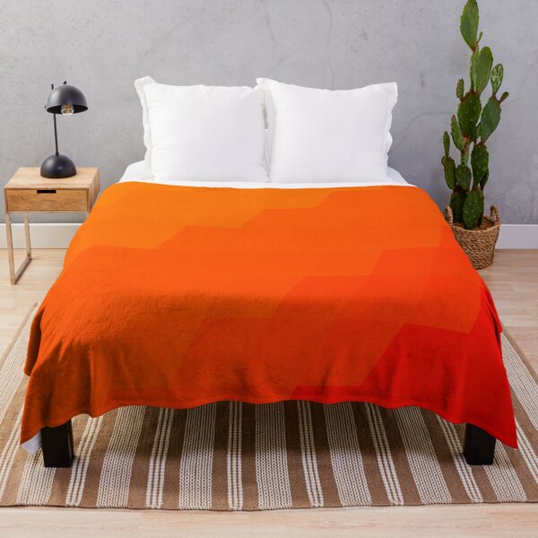 Artikelvorschau, Warmes orange bis rotes abstraktes geometrisches Verlaufsdesign entworfen und verkauft von patternsoup.