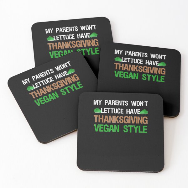 Item preview, My Parents Won't Lettuce Have Thanksgiving Vegan Style designed and sold by robinxam.