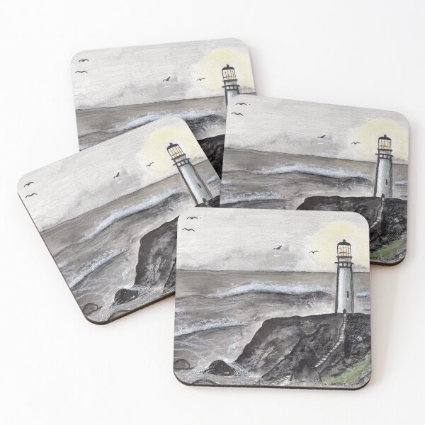 Item preview, Expressive Lighthouse Mixed Media Painting designed and sold by Sandra Connelly.