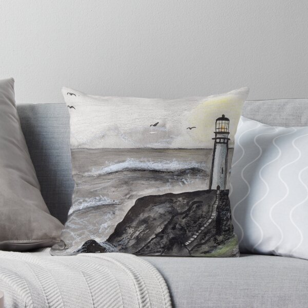 Item preview, Expressive Lighthouse Mixed Media Painting designed and sold by Sandra Connelly.