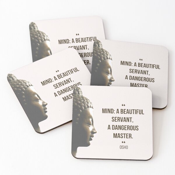 Item preview, Motivational Quote | Osho | Mind: A beautiful servant,  a dangerous master designed and sold by RetComly.
