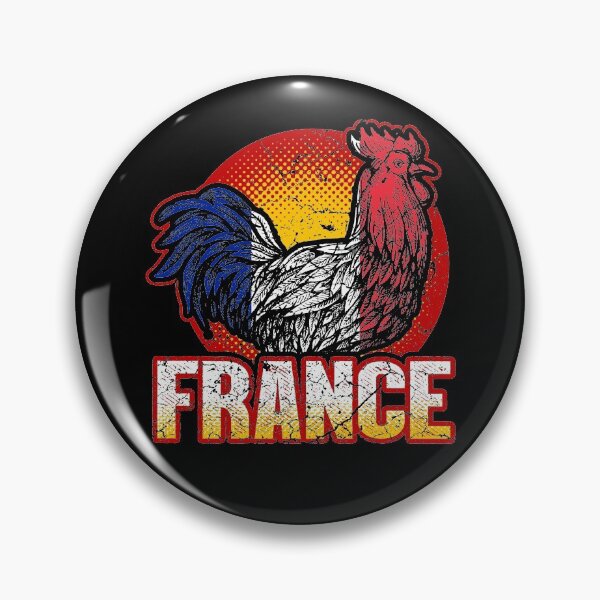 Item preview, Gallic rooster with French flag designed and sold by Mila1946.