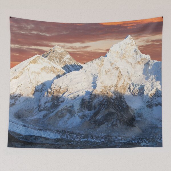 Item preview,  Mount Everest canvas print,mt everest wall art, Panoramic,widescreen prints,canvaswall art, Nature scene designed and sold by eyesight4vision.