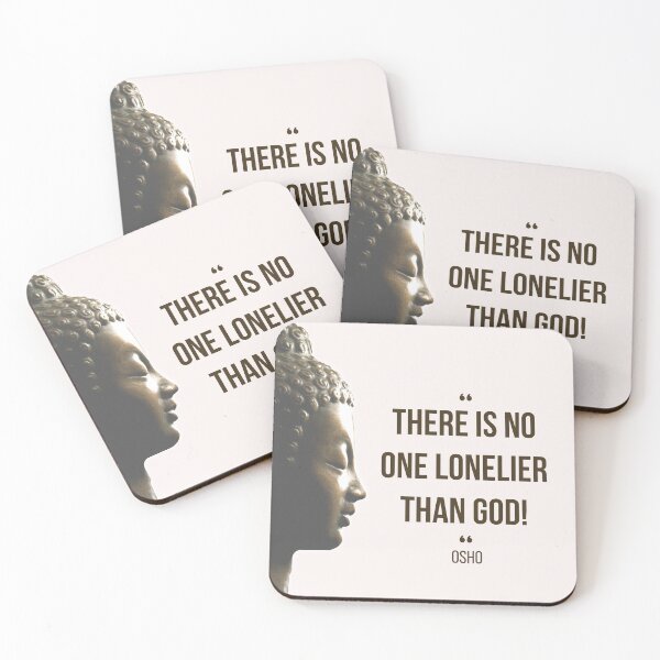 Item preview, Motivational Quote | Osho | There is no one lonelier than God! designed and sold by RetComly.