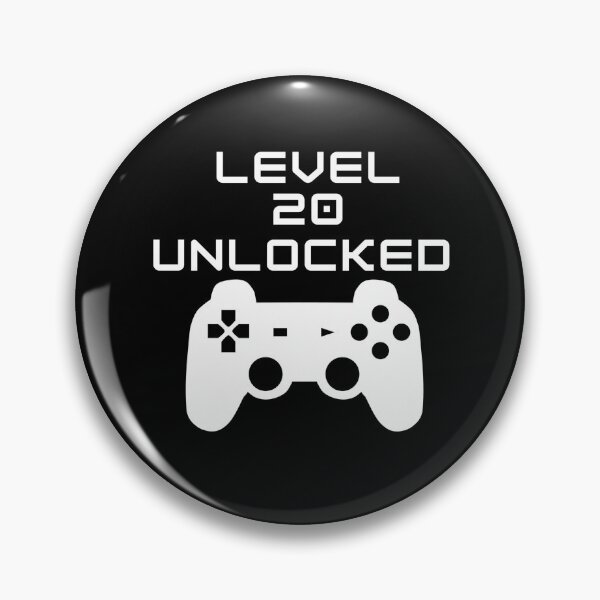 Artikelvorschau, Level 20 freigeschaltetes Videospielergeschenk zum 20. Geburtstag entworfen und verkauft von Gamerss4Life.