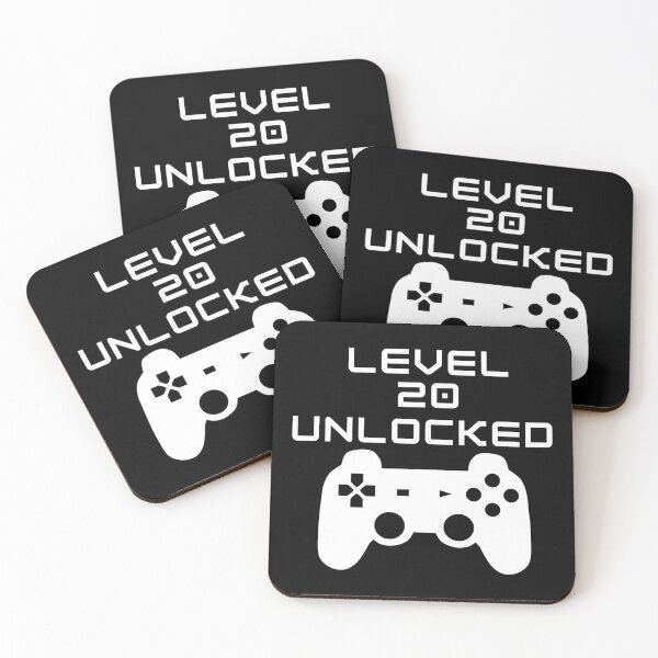 Item preview, Level 20 Unlocked 20th Birthday Video Gamer Gift designed and sold by Gamerss4Life.