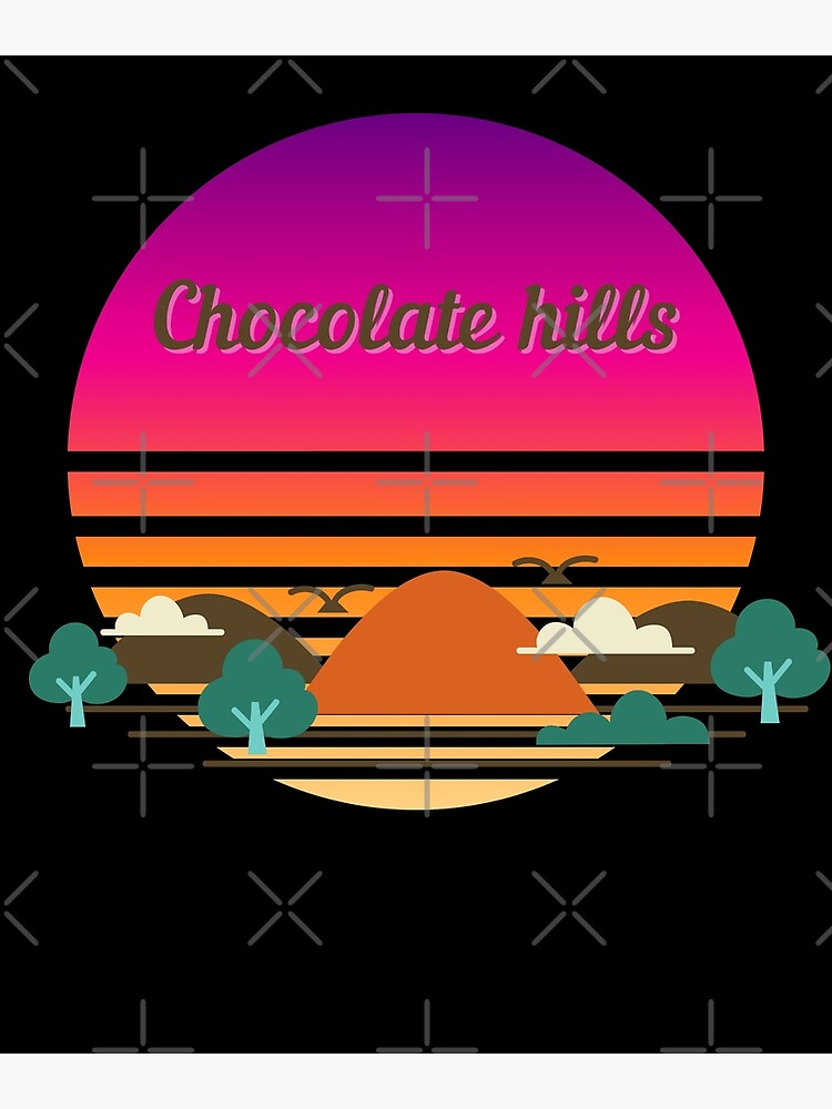 "Philippines Chocolate Hills" Poster by BahalaNa Redbubble