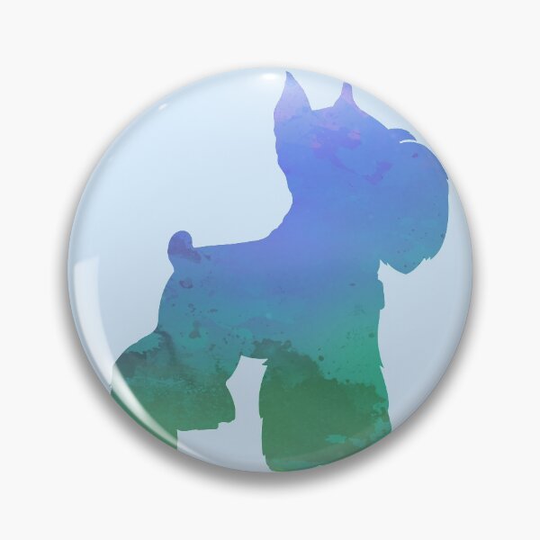 Item preview, Miniature Schnauzer Dog w Cropped Ears as Home Security B&S designed and sold by Tazmaa.