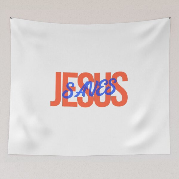 Item preview, Jesus Saves, Jesus Saves Bro designed and sold by HeavenlyCrafts.